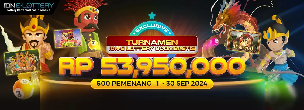 Turnamen Exclusive E-Lottery Boombastis